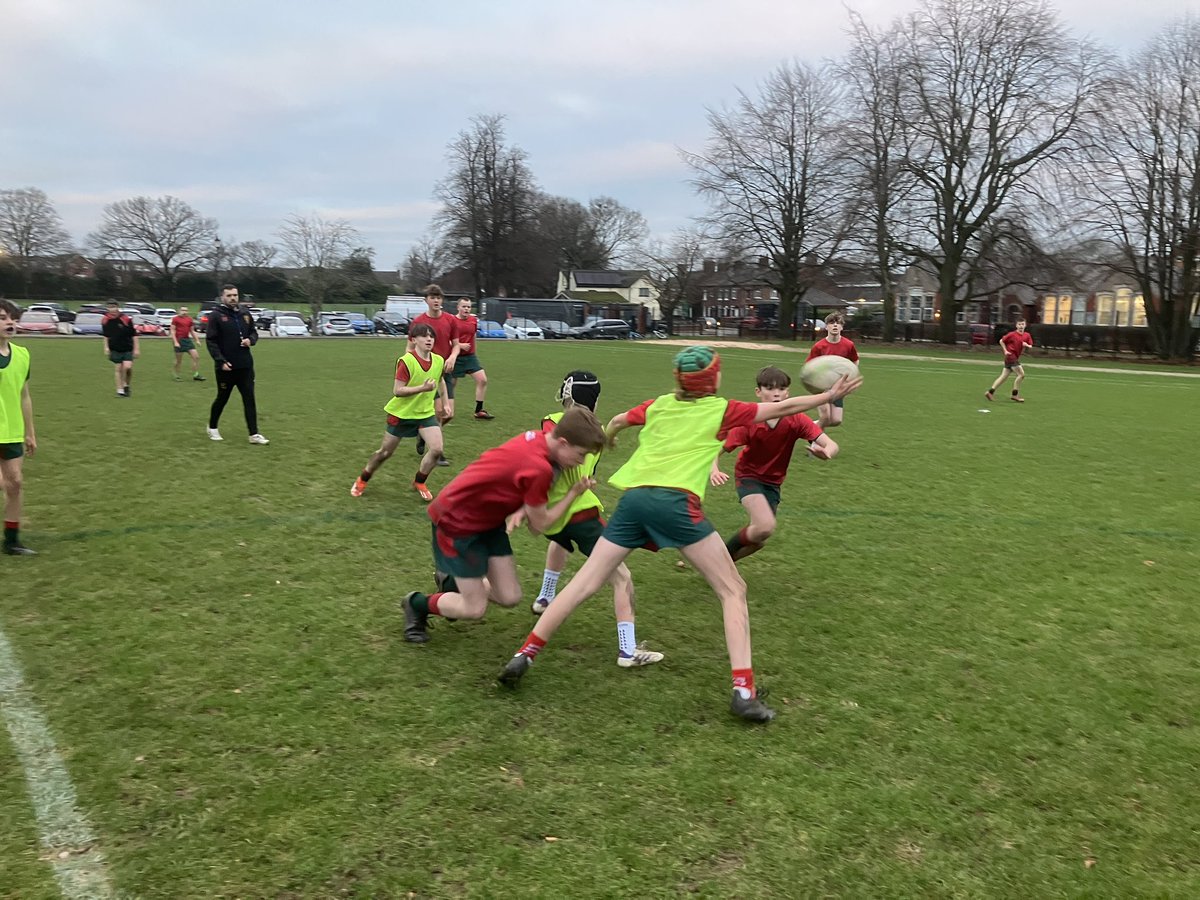 SandbachXtra's tweet photo. HOUSE RUGBY 🏉 

Great to see Year 9 out for House Rugby this afternoon. Great numbers participating and a great competition. 
Next week year 7 will all be taking part. 

@SandbachSchool #opportunity #HousePride @CraigHouse_ @house_lea @WardHouse_ @House_Welles https://t.co/wpOA4m4tE9