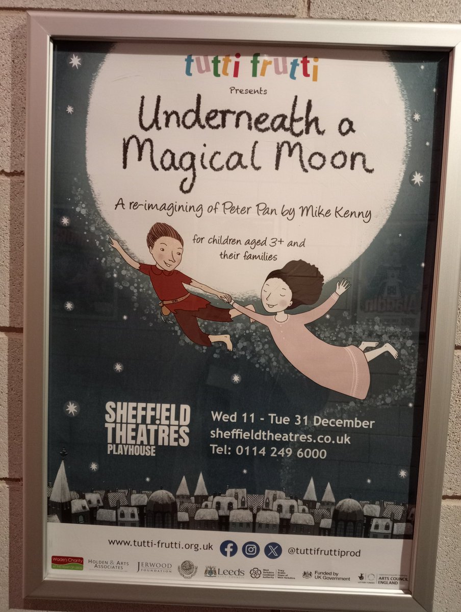 tuttifruttiprod's tweet photo. Opening day for 'Underneath a Magical Moon' at @crucibletheatre 🌟🤩🎉 https://t.co/ocVUseDSZR