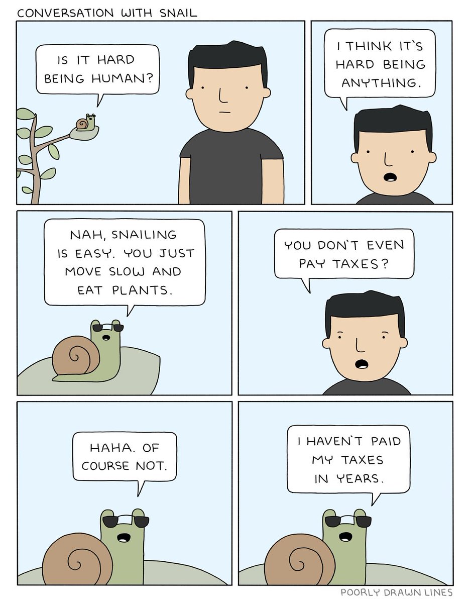 conversation with snail