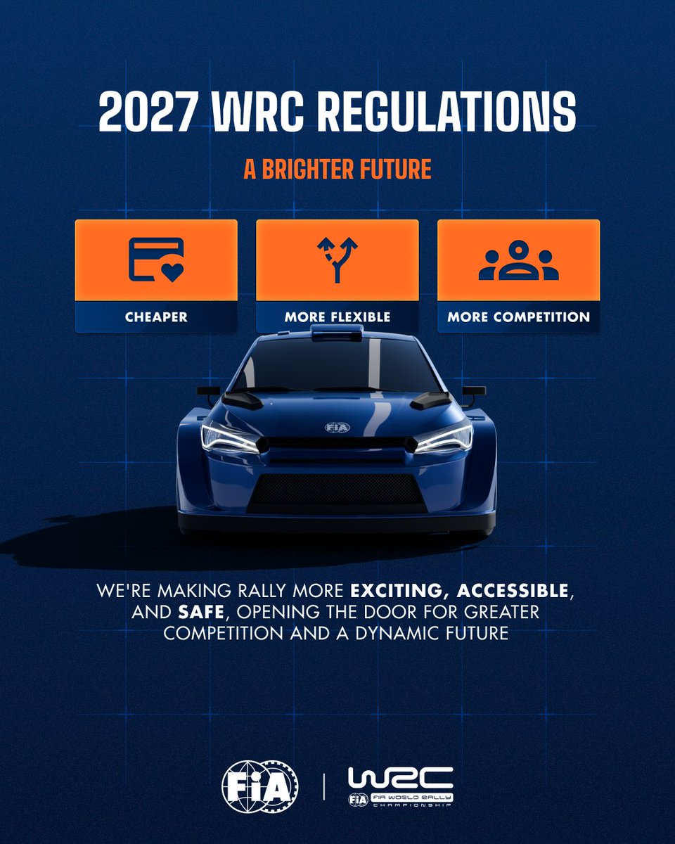 1/4 - The World Motor Sport Council has today approved the Technical Regulations that will ensure a dynamic, flexible future for the FIA World Rally Championship.

The planned regulations cycle will last for ten years, ensuring a stable platform for manufacturers and teams to