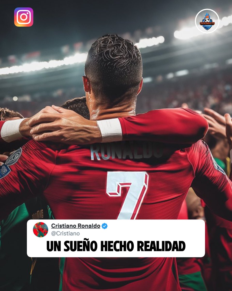 elchiringuitotv's tweet photo. 🇵🇹 CRISTIANO CELEBRA que PORTUGAL sea una de las SEDES del MUNDIAL 2030.

💚❤️ "Nos llena de orgullo. ¡Juntos!" https://t.co/HCC1zJVi1r