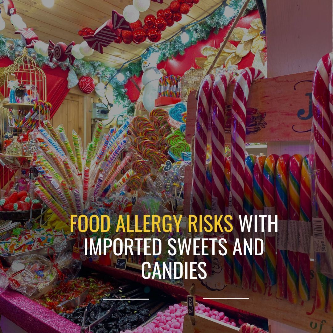 allergyact's tweet photo. Food Allergy Risks with Imported Sweets and Candies

❌ Missing allergen information or incorrect labelling
❌ Expired products still being sold, potentially unsafe

https://t.co/wNUBP6cXu5

https://t.co/dWBVISQFOR

#AllergyAwareness #ImportedSweets #FoodAllergies #ChristmasTreat https://t.co/MkhnpeLxoP