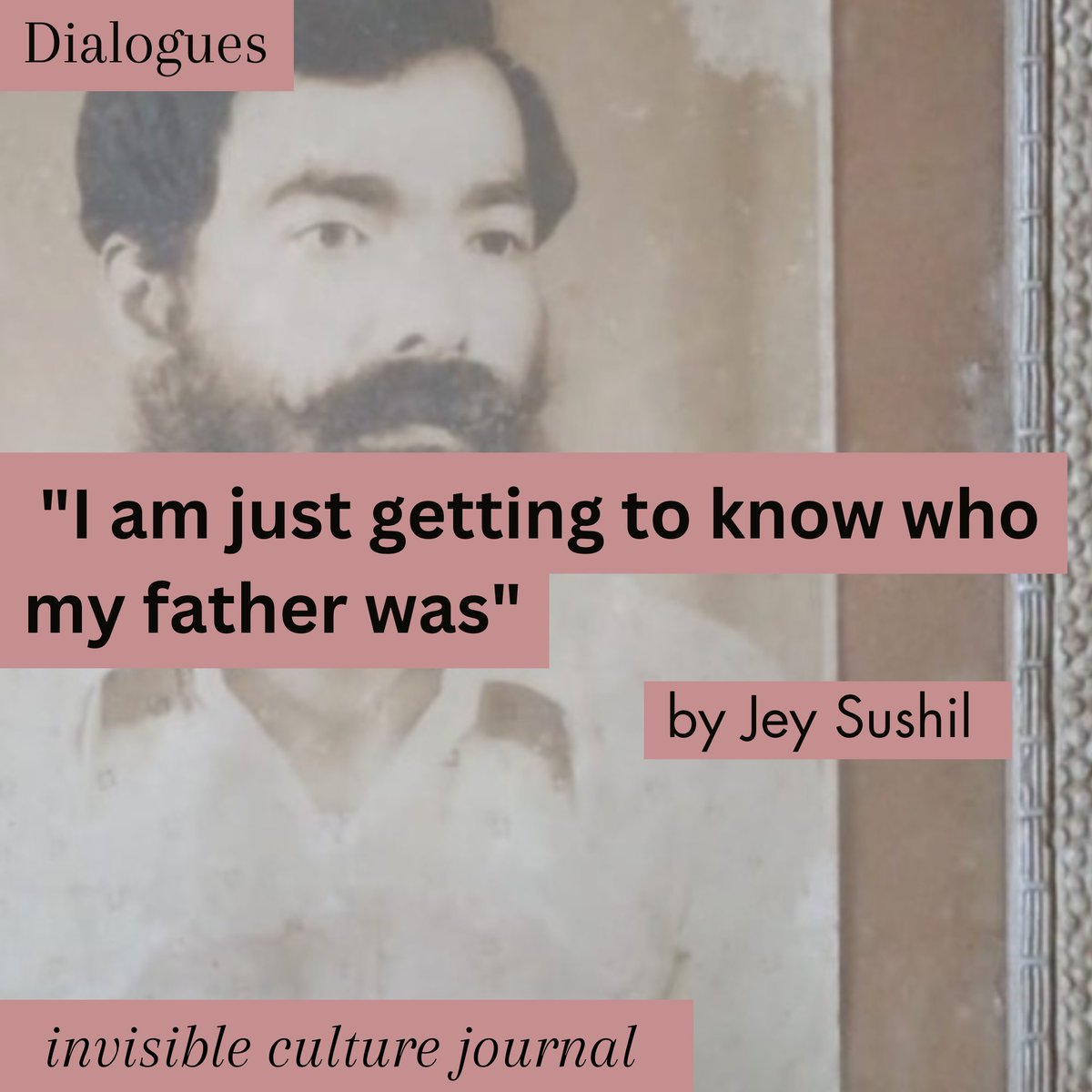 Through fragmented memories, photographs, and personal anecdotes, the elusive nature of a father’s life—one marked by reticence, social activism, and an enduring obsession with land is explored in this reflective piece by Jey Sushil. More on website.