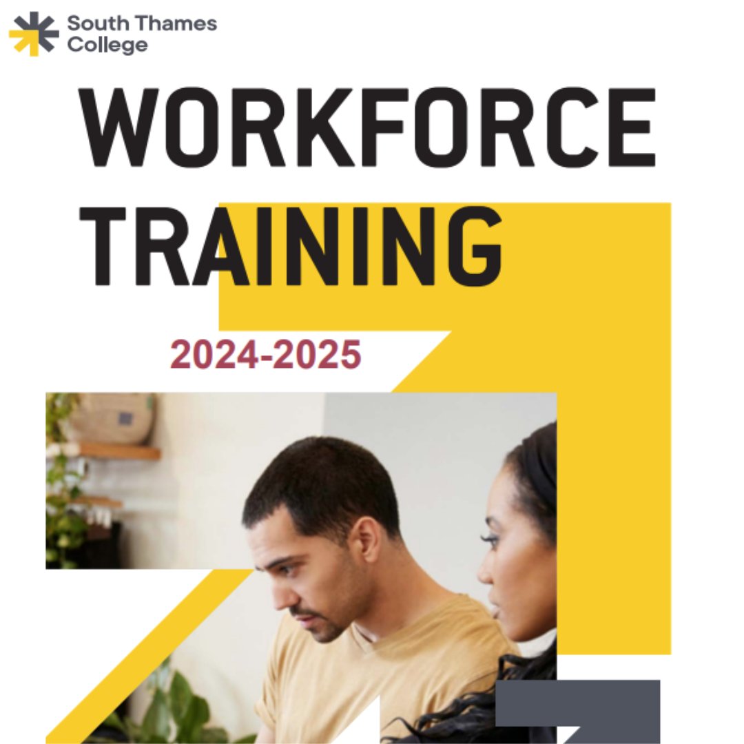South Thames College are offering Workforce Training next year in a range of fields. To learn more, please visit their website at stcg.ac.uk/workforce-trai….