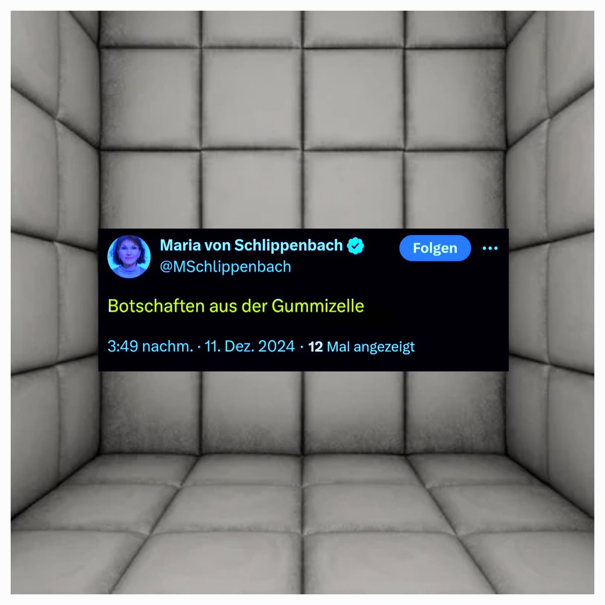 ZuckerZucker3's tweet photo. #Botschaften aus der #Gummizelle

#Gesprächsfetzen einer innigen Unterhaltung zwischen der Adligen Seniorin Maria von Sch. und der multiplen Persönlichkeit Klimaliij aka Saveme und 50 weiteren Identitäten.

Die hohe Schule der #Konversation. https://t.co/Svr7LSlbKe