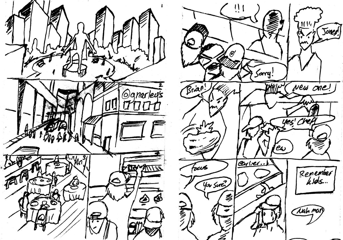 A little BTS action today. We are hitting the storyboarding phase and are hoping to have some cool stuff coming your way on the other side of the new year. For now, enjoy this completely unrefined preview.

#LAGcomics #lilacsandgingersnaps #Comicart #penandink