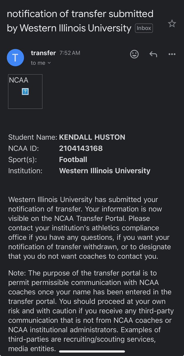 Thank You Western Illinois, I am officially in the transfer portal with 2 years of eligibility remaining !
6’  210 Nickel/OLB
Film Link: youtu.be/aOz1IEq46ZM?fe…