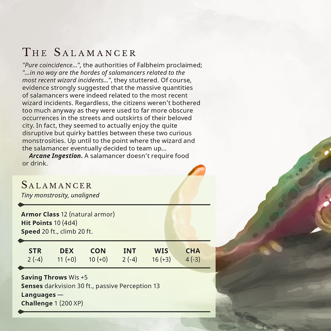 fluffy_folio's tweet photo. A worthy opponent for the Wizard! #dnd #ttrpg https://t.co/3rvbH6eELQ