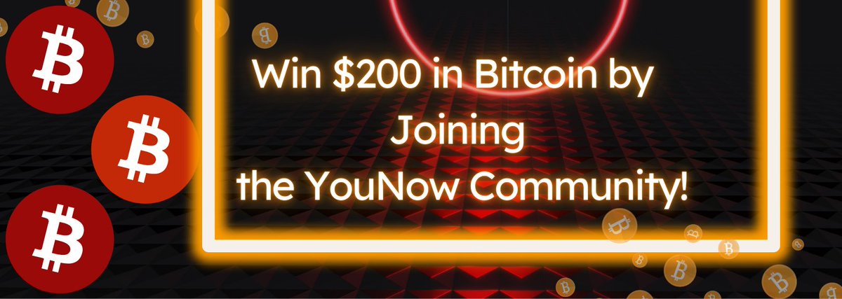 ⏳ Time is running out... Have you entered our $200 Bitcoin giveaway yet? Go live now with #Bitcoin! Info: younowmerch.com/post/bitcoin-g…