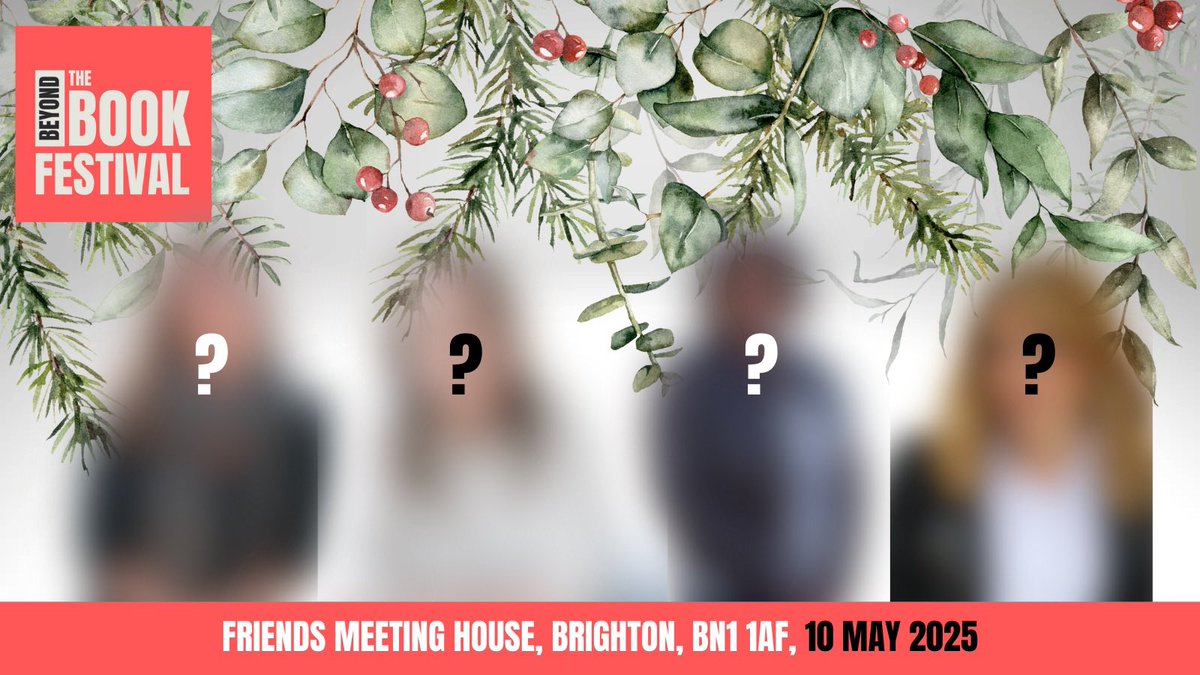 Christmas 🎄 is coming and we’re programming the next Beyond the Book Festival. We already have four incredible authors confirmed and will be revealing them this time tomorrow. Watch this space for more.