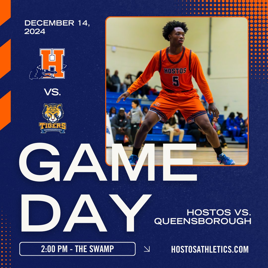 🏀 Game Day Alert! 🐊🔥

The Last Game at The Swamp in 2024 is here! Don’t miss out as the Caimans take on Queensborough in a thrilling doubleheader!

📅 December 14, 2024
📍 The Swamp (Hostos Gym)
⏰ 12:00 PM | 2:00 PM