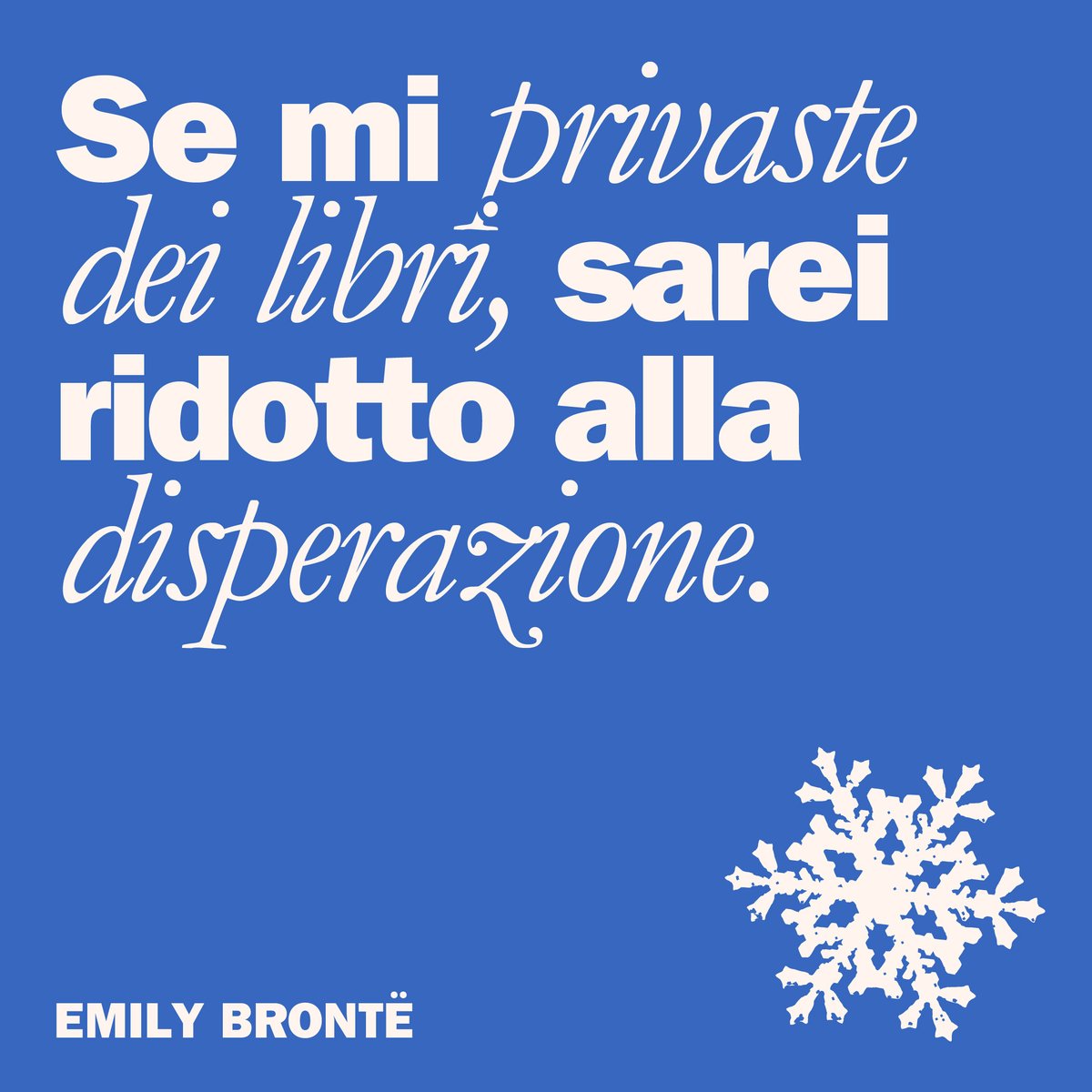176 anni fa, a Haworth, in Inghilterra, moriva una scrittrice senza limiti, che ci ha lasciato in eredità uno dei massimi capolavori della letteratura romantica.

(La citazione è tratta da "Cime tempestose", e la pronuncia Mr. Lockwood, il narratore).