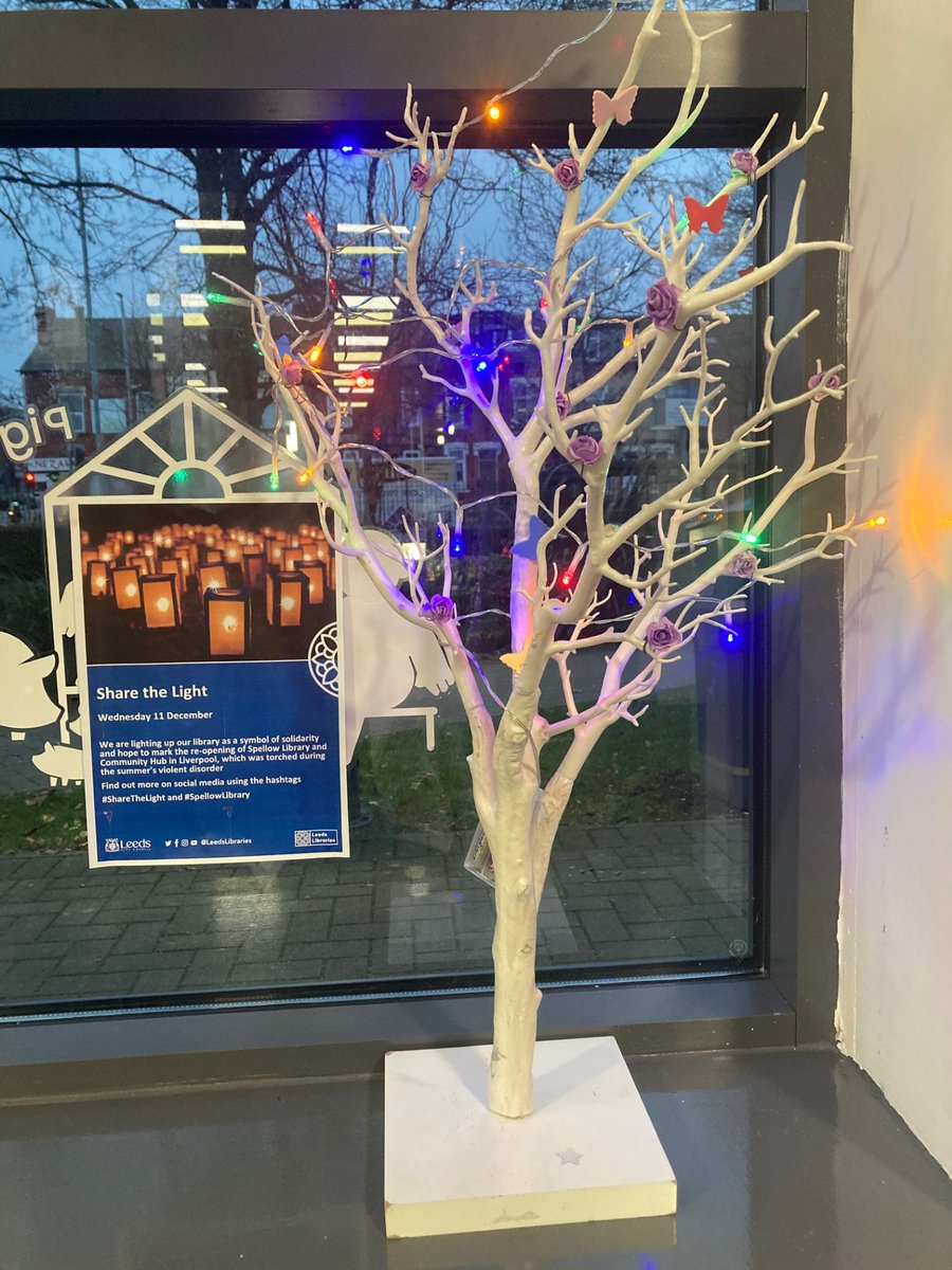 leedslibraries's tweet image. We're lighting up some of our libraries tonight as a symbol of solidarity and hope to mark the re-opening of Spellow Library and Community Hub in Liverpool, which was torched during the summer's violent disorder.
#ShareTheLight #SpellowLibrary