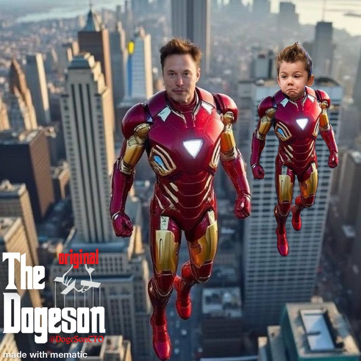 wale_hunter_cai's tweet photo. @kunoo The “Dogeson” was created
when Elon Musk the “Dogefather” tweeted a meme of his son X Æ A-12. This project represents the very first “Dogeson” launched on-
chain. 

Another slow mooner, narrative is more bullish if you ask me. DYOR and treat as a gamble for now. https://t.co/xslNqKaPkR