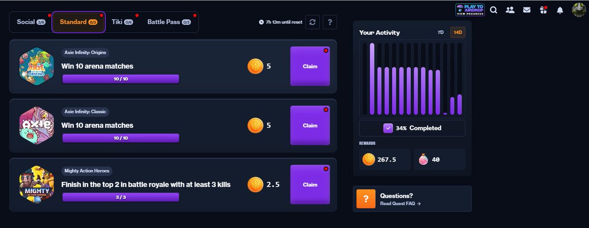 KixWrongkillyo's tweet photo. How to farm 💲TRIBAL ? @TriballyGames
There's everyday Quest for you to get it!
⚔️Daily routine of a WEB3 Gamer while playing @AxieInfinity by @Jihoz_Axie #PLayToRice #BountyBoardQuest you will earn $Tribal
so you can hit 2 birds in 1 stone 😎
⬇️Read more⬇️ https://t.co/Ae5cciHyoL