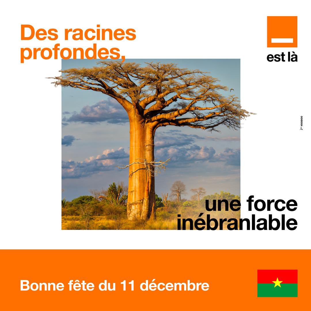 En cette fête de l’indépendance du Burkina Faso, nous rendons hommage à la résilience et à la force qui définissent notre peuple face aux défis d’hier et d’aujourd’hui.
C’est l’occasion de saluer l’engagement des collaborateurs d’Orange Burkina, dont le dévouement au service du