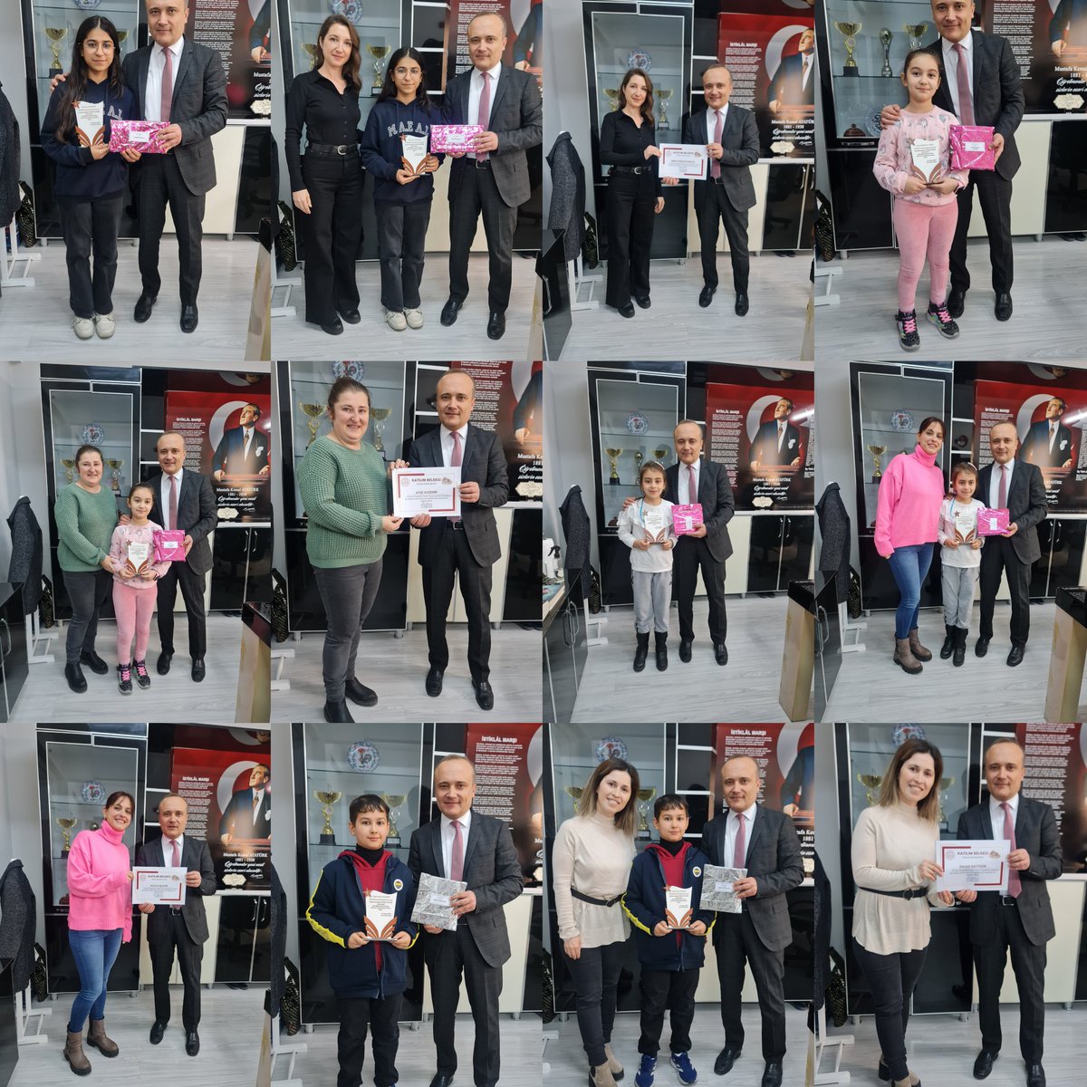 saruhanlimem's tweet photo. 2024-2025 Eğitim Öğretim yılında ilcemizde yapılan Sözlük Tasarımı,  En İyi cumle/Afiş ve Deneme yarışmalarında dereceye giren ogrencilerimize ve danışman öğretmenlerine ödülleri ilçe Milli Egitim Müdürümüz Dr.Osman AGUŞ tarafından takdim edildi. https://t.co/2LeRHtYaxC