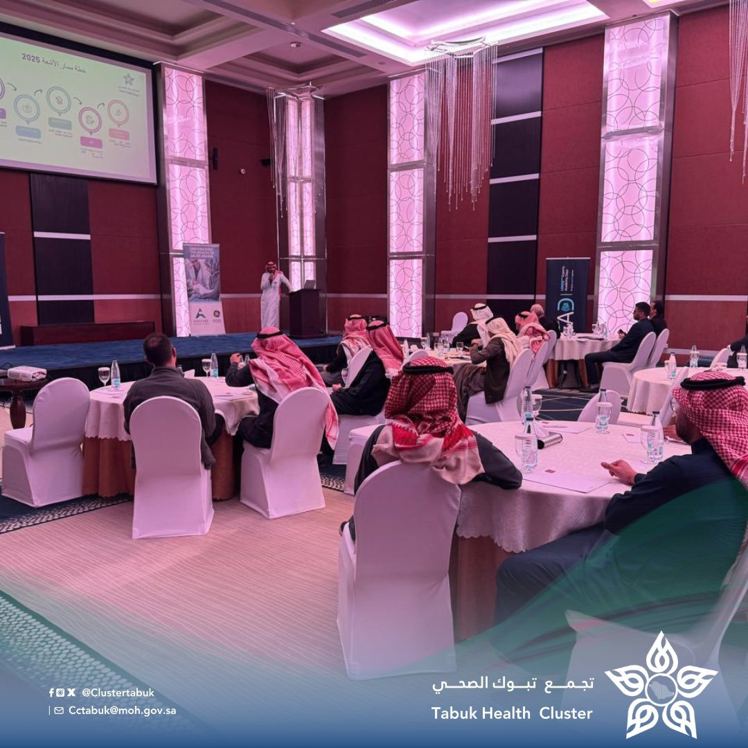 Clustertabuk's tweet photo. #خبـر ||

أقام #تجمع_تبوك_الصحي ممثلاً بمسار الأشعة و بحضور نائب الرئيس التنفيذي لتقديم الرعاية الصحية  د / ماجد القحطاني
 "الملتقى العلمي الأول لمسار الأشعة لعام  2024"
والذي هدف على تسليط الضوء على دور الأشعة في تطوير الخدمات الصحية.. https://t.co/fMhc9KH3oq