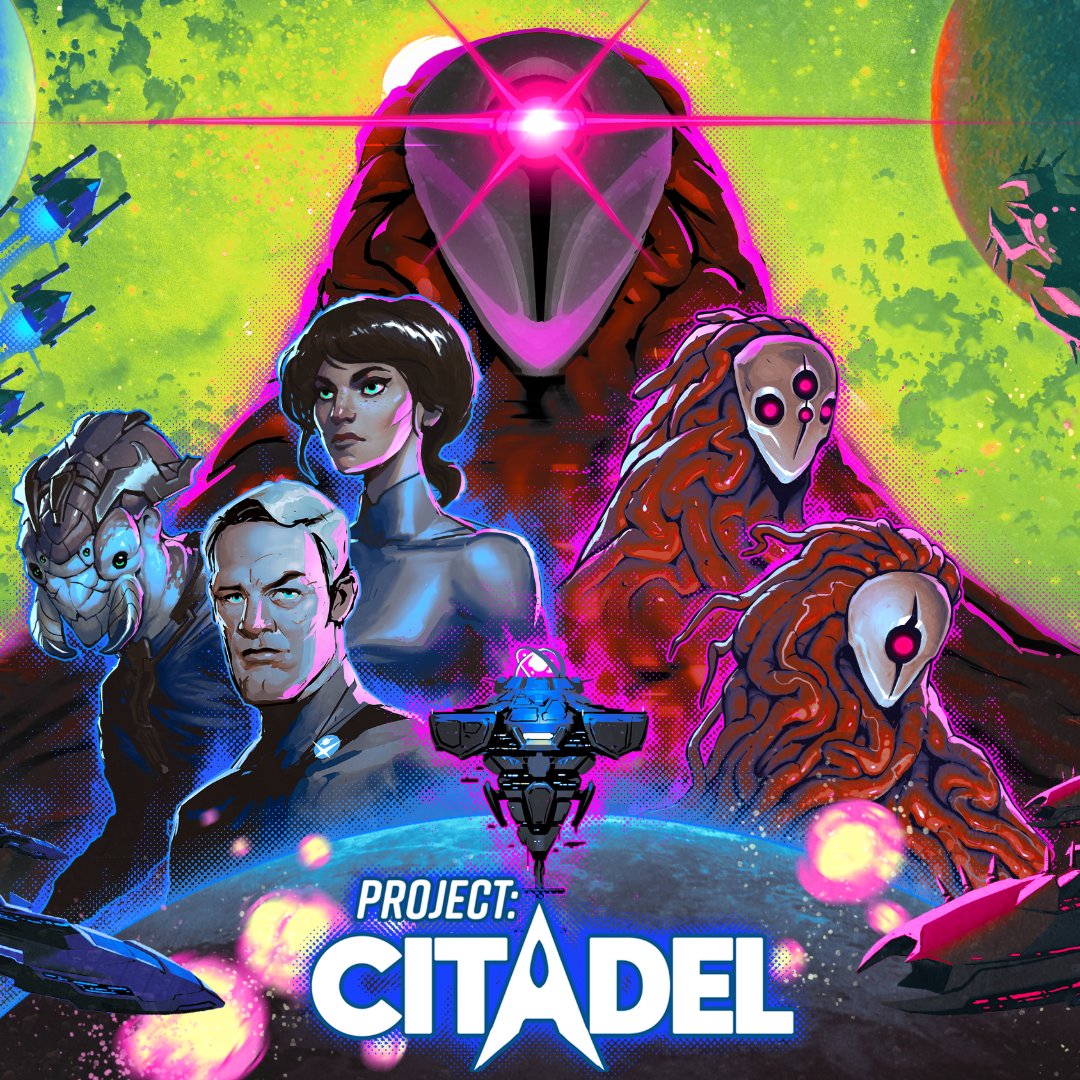*NEW GAME ANNOUNCEMENT!*

🚀Project Citadel is an RTS, sci-fi roguelike where fast-paced action combat meets strategic squadron management.🚀

Click to learn more &amp; wishlist: store.steampowered.com/app/2929040/Pr…