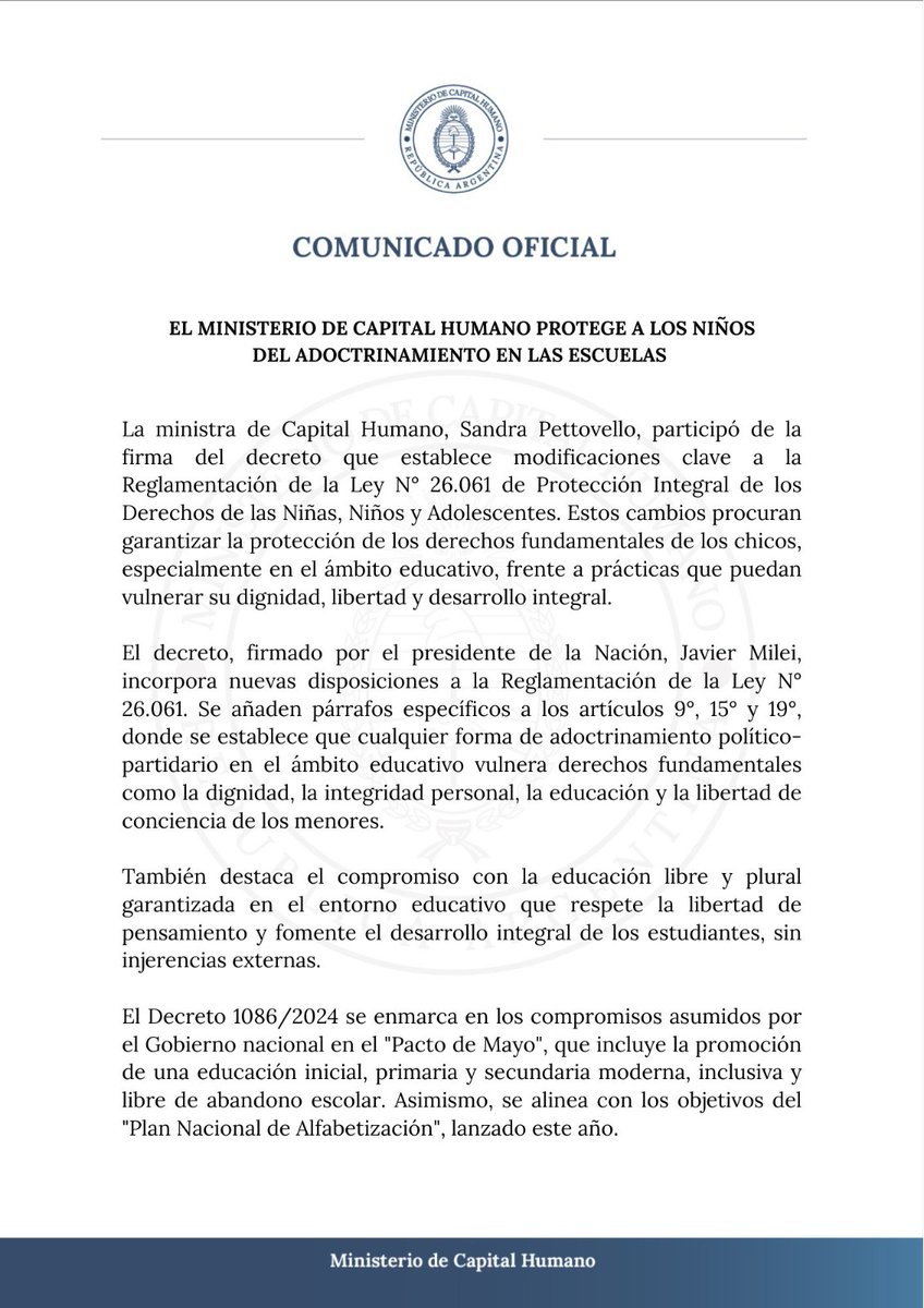 Ministerio de Capital Humano (@mincaphum_ar) on Twitter photo 