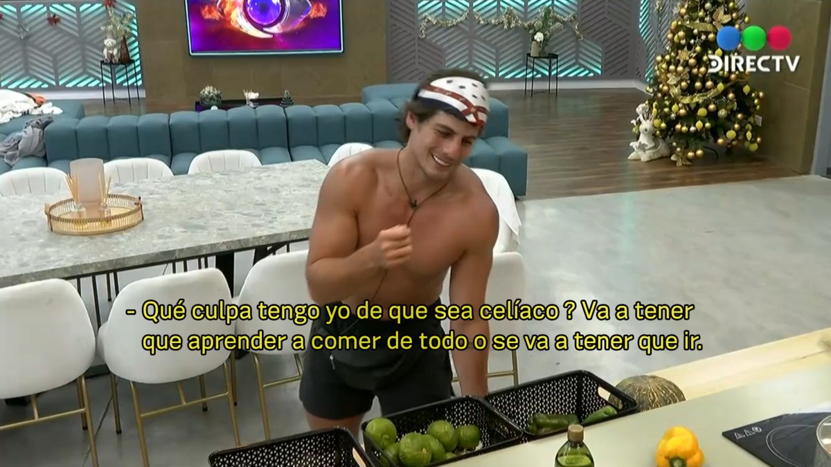 LemonnKennedy's tweet photo. 🚨 - RENATO contra SANTIAGO:
"Qué culpa tengo yo de que él sea celíaco? Va a tener que aprender a comer de todo o se va a tener que ir"
#GranHermano https://t.co/RA2nacgPPz
