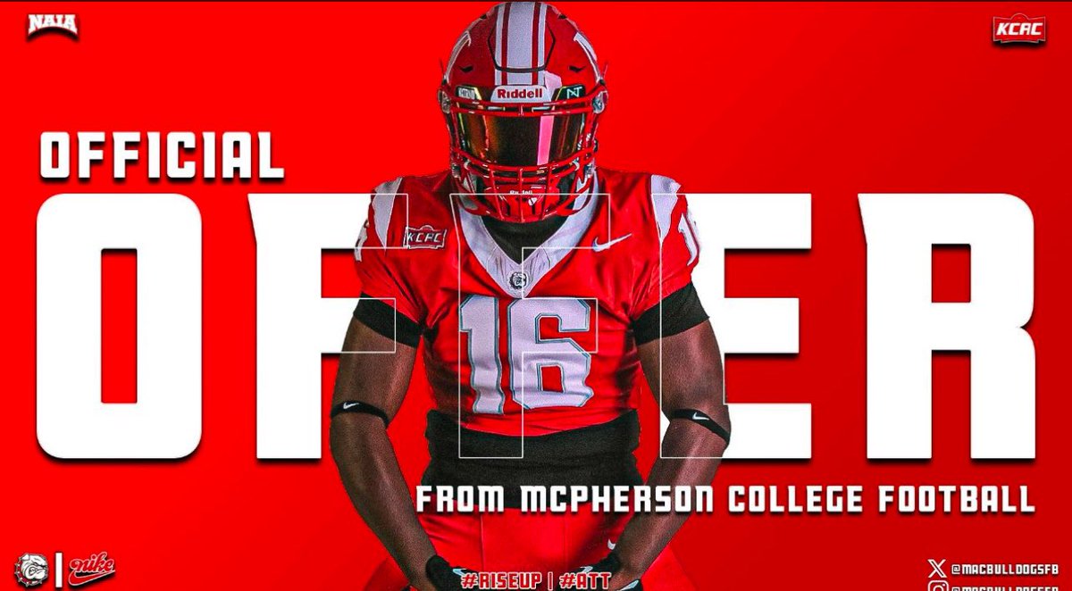 DuceMcDaniel's tweet image. #AGTG I’m blessed to receive an offer from @MACBulldogsFB @Kaden_Beavers @PrepRedzoneAR @ARPrepSports @bench424nmore @ArkansasGems