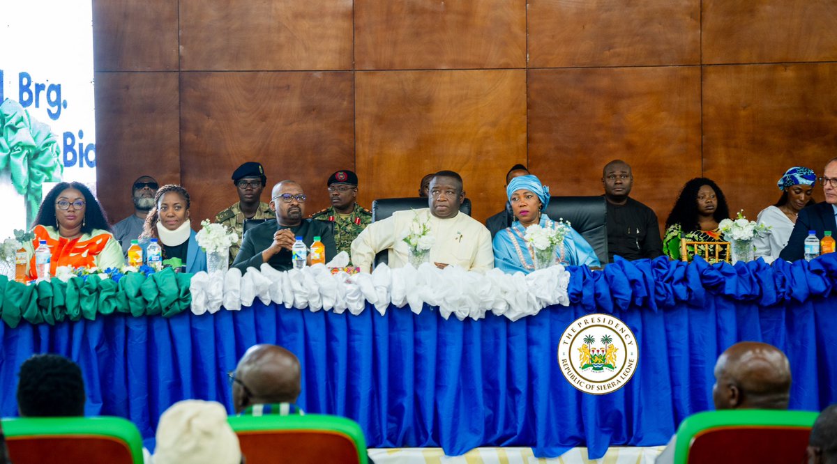 julius_maadabio's tweet photo. At today’s inaugural civic festival, I emphasized the importance of recognizing our identity, understanding our origins, and defining our aspirations as a nation. Let us harness our strengths and unite with a common purpose to fulfill our civic responsibilities as Sierra Leoneans and work towards transforming our country.

As I launch the civic education strategy, I am confident that we can collaborate effectively, honoring our civic duties and making our nation a source of pride for the world. It’s time to prioritize our Sierra Leone.