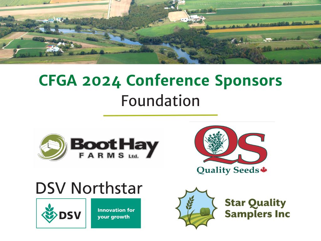 CFGA_ACPF's tweet photo. The CFGA's annual conference is done for another year and what a conference it was! We cannot thank our partners and sponsors enough for all they do to support us so thank you once again! #forages #grasslands #cfga24 #acpf24 https://t.co/Y5RoeW7AU2