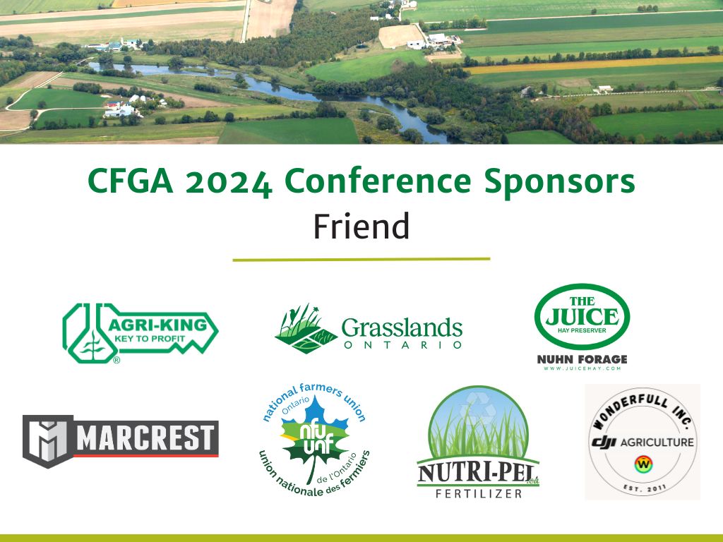 CFGA_ACPF's tweet photo. The CFGA's annual conference is done for another year and what a conference it was! We cannot thank our partners and sponsors enough for all they do to support us so thank you once again! #forages #grasslands #cfga24 #acpf24 https://t.co/Y5RoeW7AU2