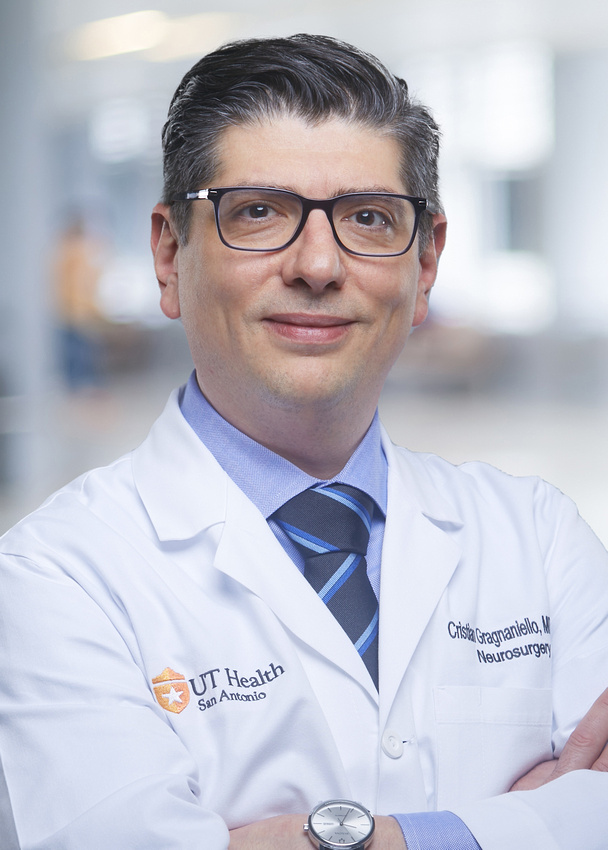 UTHealthNeuro's tweet image. Cristian Gragnaniello, MD, PhD, recently coauthored a new book: “MCQs in Spine Surgery.” It is a valuable reference presented in the form of multiple-choice questions, making it especially useful for board examination prep. #UTHealthSA #UTHealthNeuro
link.springer.com/book/10.1007/9…