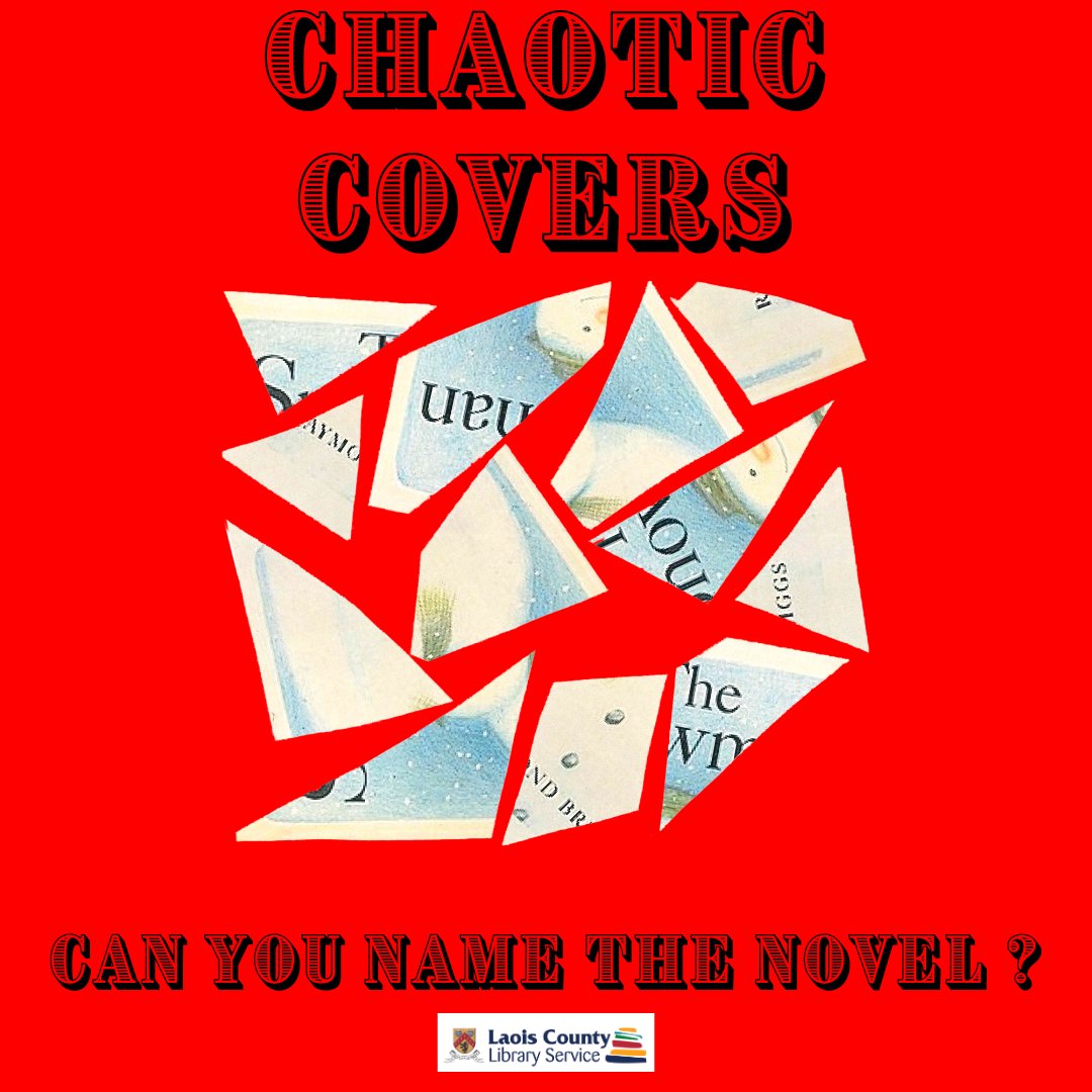 LaoisLibraries's tweet photo. Chaotic Covers. Can you identify the novel from this jumbled up image of its cover ? Answers in comments please. π
#books #ChaoticCovers #BookPuzzle #BookLover #library #librarylife #laoislibraries #laois #bookcovers #bookcoverdesign #friday #fridayfun https://t.co/yU2gLm87Qg