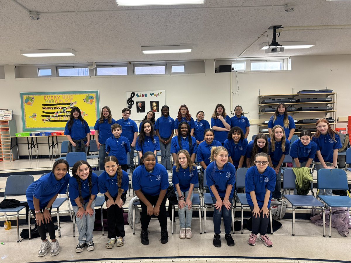 Honor Choir field trip today 💙🦅💛<a href="/Eastgate6NKC/">Eastgate6thGradeCenter</a>
