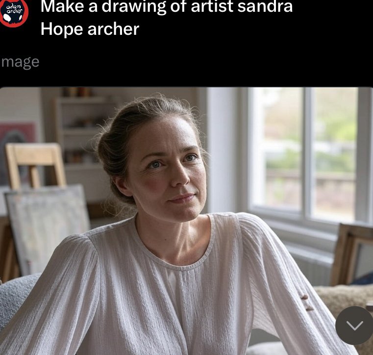 skchmonkeyhope's tweet image. Grok NAILED IT!
🤣
#AI #portrait #SandraHope #anonymity #secured