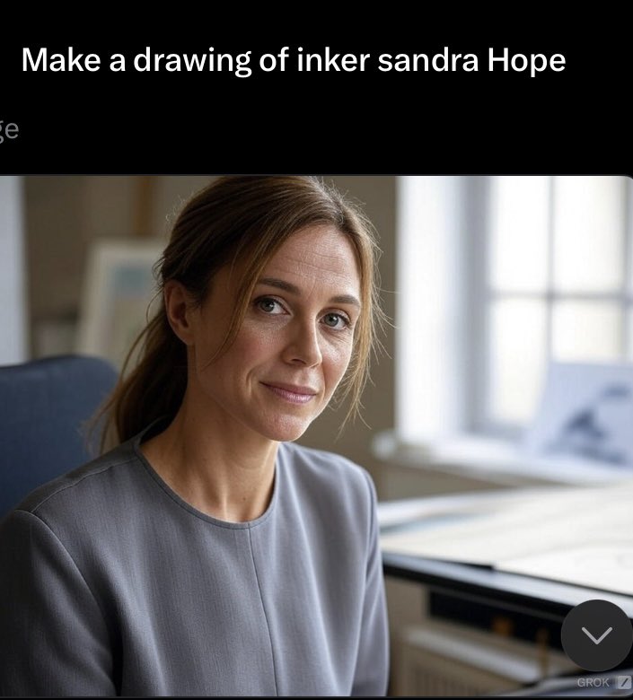 skchmonkeyhope's tweet image. Grok NAILED IT!
🤣
#AI #portrait #SandraHope #anonymity #secured