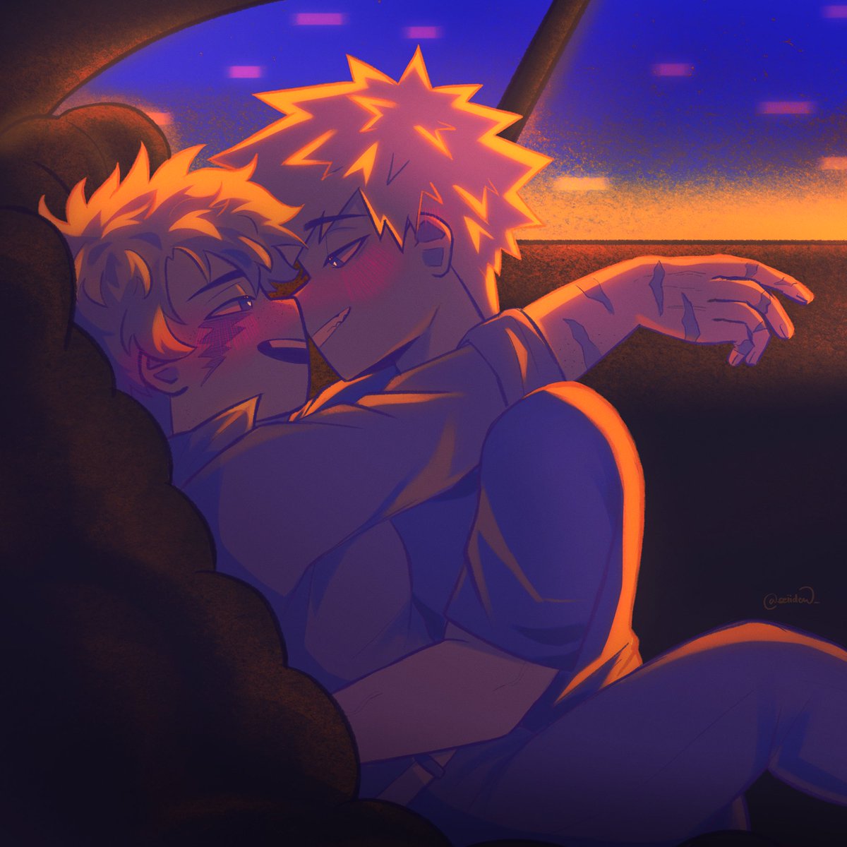 seiidew_'s tweet photo. “i don’t wanna look at anything else now that i saw you”

#bkdk #bakudeku https://t.co/chBVG2GqwM