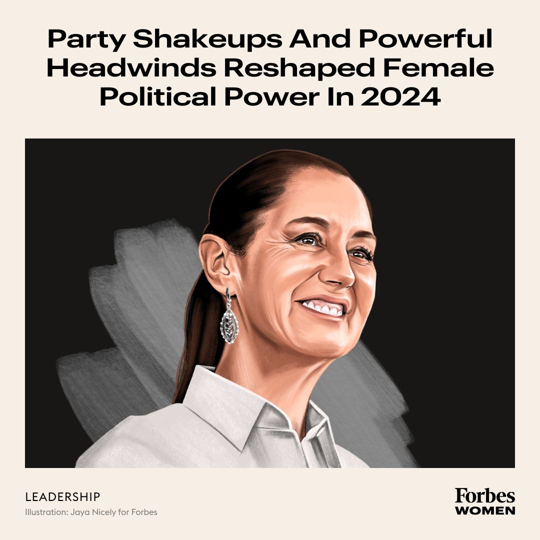 Mexico President Claudia Sheinbaum is the top political newcomer to the Forbes list of the World’s Most Powerful Women and stands as a bright spot amid a darkening political landscape for women. trib.al/EFB3qbw #PowerWomen