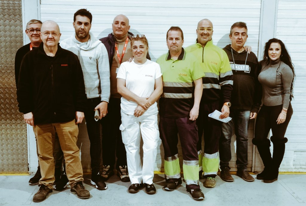 Hoy la plantilla  de DOGA SA y DOGA (servicio tec).ratificaban con su voto la confianza exclusiva en CCOO!!!
ENHORABUENA!!!✊️✊️✊️✊️✊️✊️
DOGA S.A                      
13 DELEGADOS/AS  ➕️ CCOO

DOGA (SERVICIOS TEC)
3 DELEGADOS           ➕️ CCOO