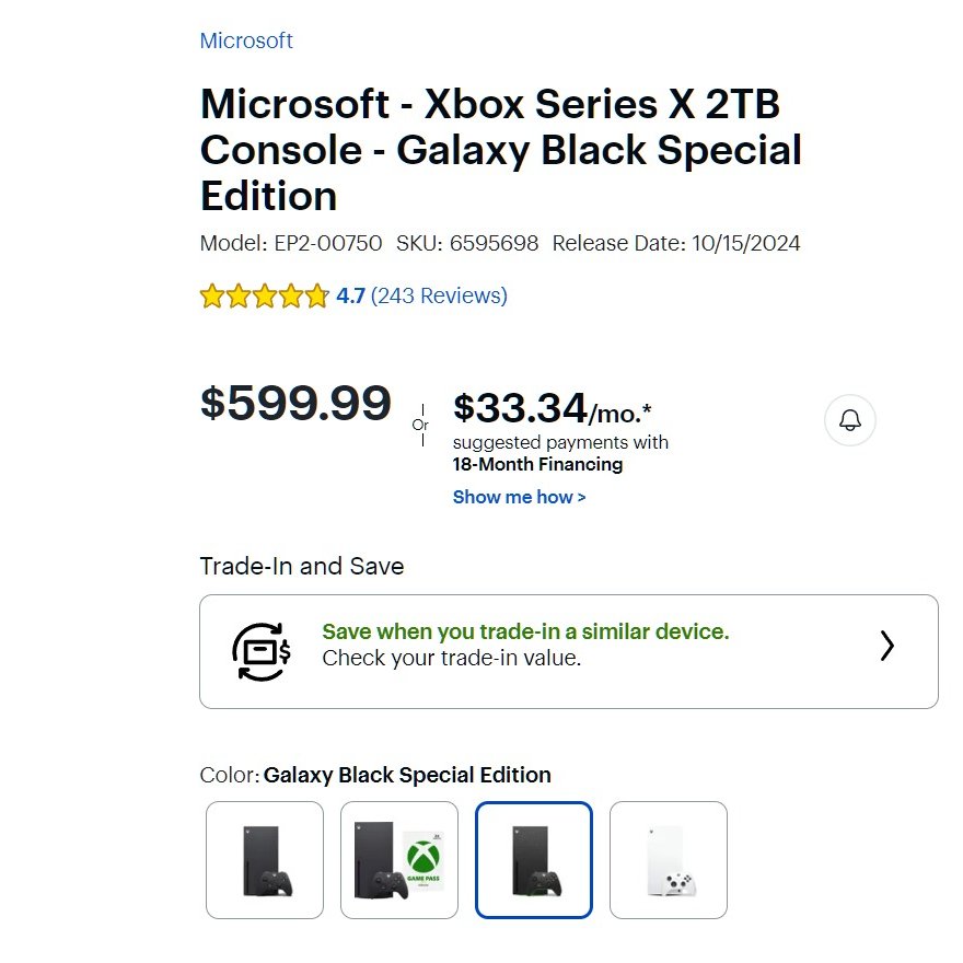 VisualFidelity's tweet image. PS5 Pro only costs $100 more than Xbox Series X  

For $100 more 
- 45% more GPU power 
- 28% more memory bandwidth
- Better upscale
- advanced RT capability

Notes: 
-Neither needs a stand 
-Most gamers are digital only 
-Both have 2TB  

Conclusion
Both consoles are worth it