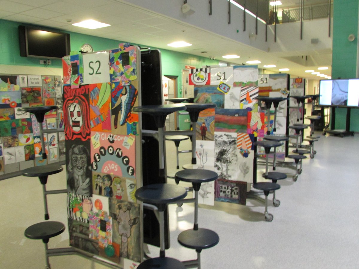 alloa_artdept's tweet photo. Art &amp; Design Exhibition on this evening (Wed 11/12/24). Amazing artwork on display from all year groups. The Creative Industries have items for sale . A special thanks to Miss Urquhart &amp; Miss Barr for their organisation. Well done to all.
@AlloaAcademy
@AlloaAcadPC
@alloa_artdept https://t.co/zlul7B2YYv