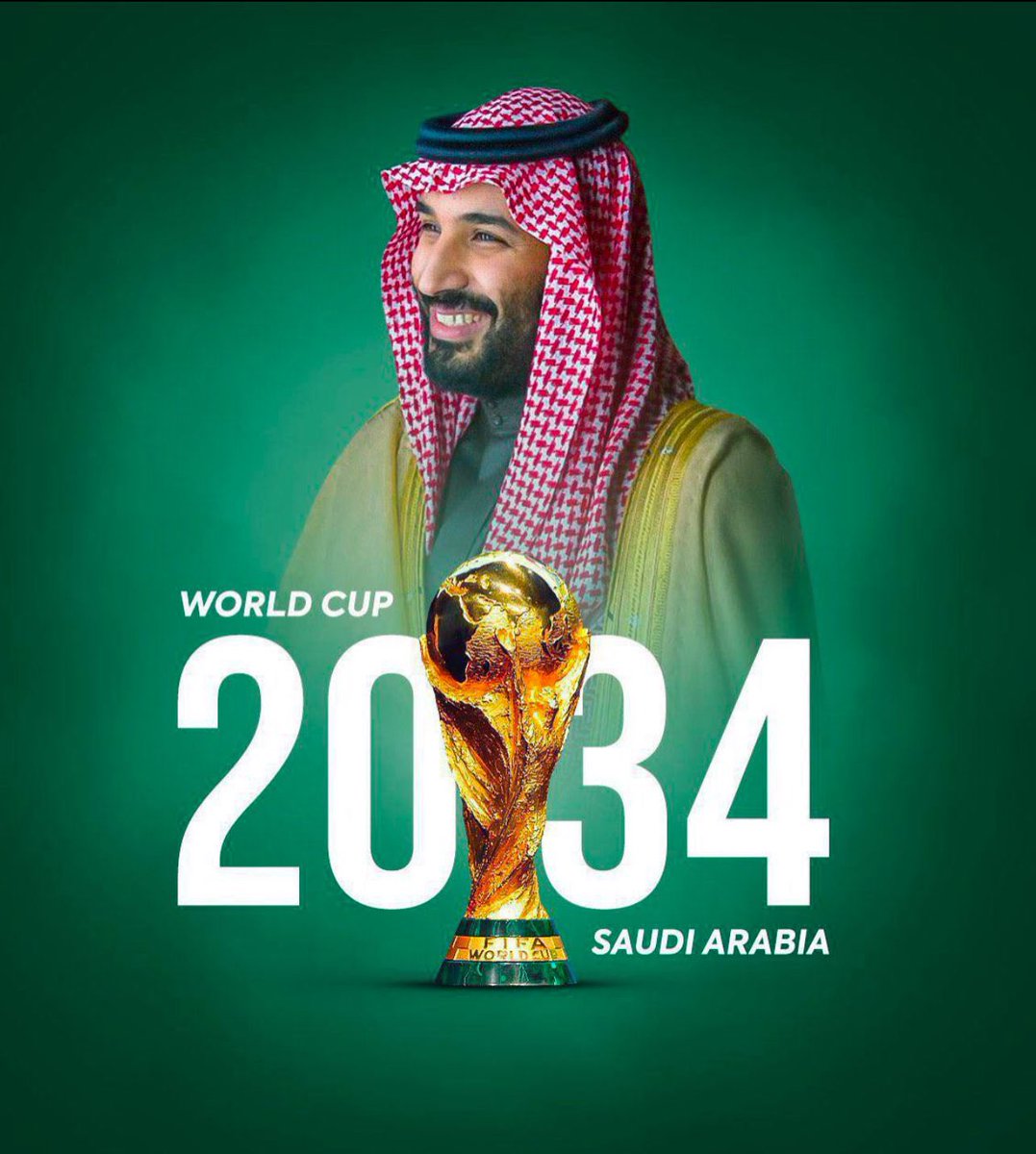 M___SOS's tweet photo. #كاس_العالم_2034

ألف مبروك للقيادة الرشيدة وللوطن وللشعب السعودي عامة 🇸🇦💚 https://t.co/SHjUIh051N
