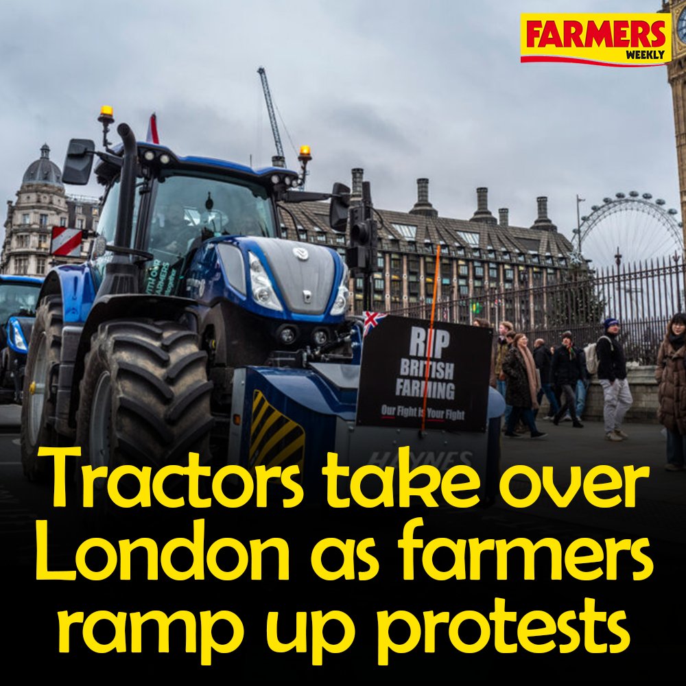 🚜 London witnessed an extraordinary spectacle today as more than 600 tractors rolled into Westminster in a dramatic protest against the Autumn Budget’s impact on farming.

READ MORE: ow.ly/7Lvo50UpiM5