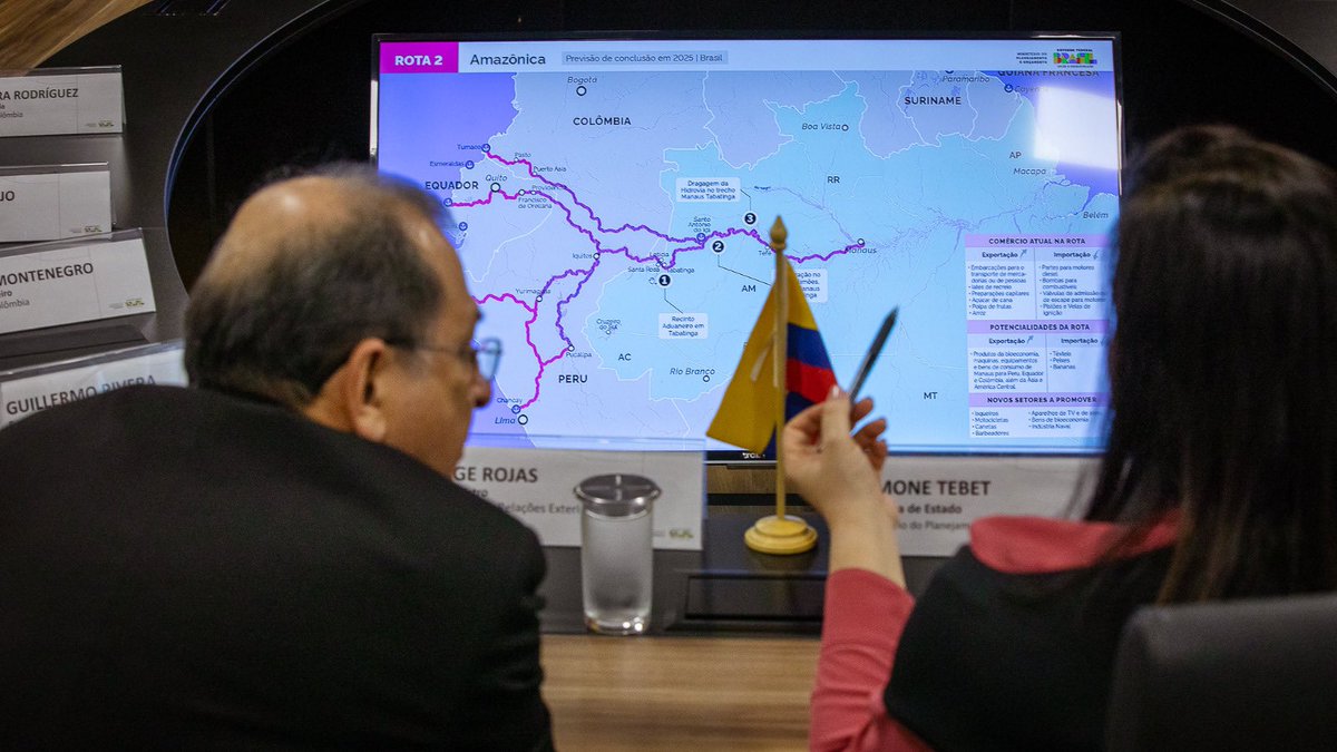 jorgerojas2022's tweet photo. Durante el primer trimestre de 2025 haremos re corrido desde Tumaco hasta Tabatinga con delegaciones de alto nivel de ambos gobiernos. 

Mantenemos contactos con la banca multilateral para avanzar es esta iniciativa que compromete a los dos países. https://t.co/SNUPlLI8Yp