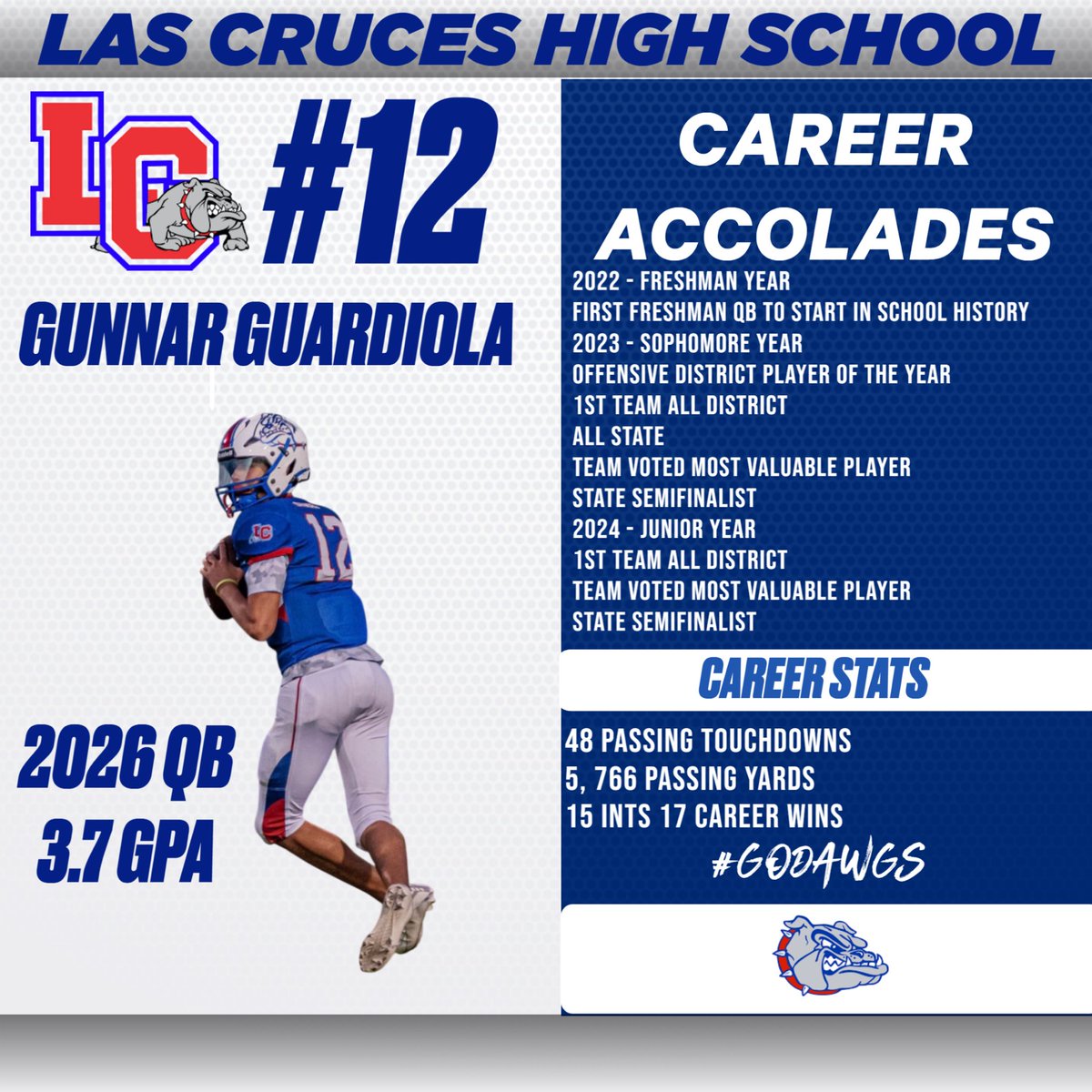 GunnarGuardiola's tweet photo. Every accomplishment and accolade is a direct reflection of my coaches and teammates. Excited to start preparing for the last chapter with my brothers! #BannerChasing
Junior Year: 
https://t.co/aYAYE3XrMV
Sophomore Year:
https://t.co/nLX48RZC9u
Freshman Year:
https://t.co/he83VlOA1T