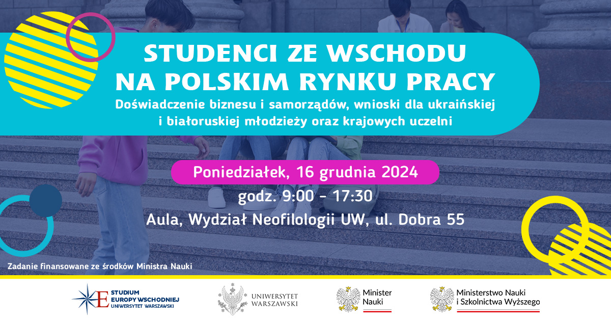 SEW_UW's tweet photo. Już w najbliższy poniedziałek czekamy na Was!

PROGRAM I REJESTRACJA⬇️⬇️⬇️
https://t.co/qJuer6S8Ev https://t.co/9EzIRS8tWf