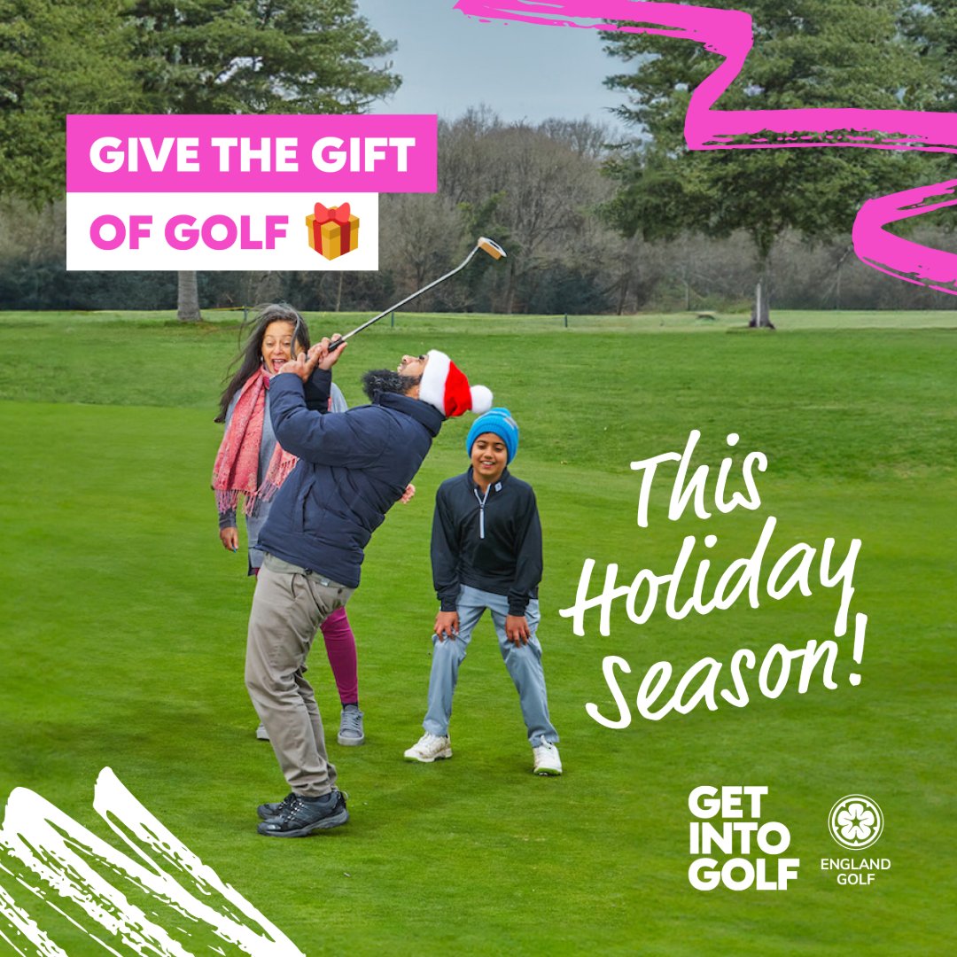 🎄⛳ Holiday tee time family fun! 🏌️‍♀️🎅

Connect with family and create memories. Gift golf lessons this Christmas to the whole family. Find out more at getintogolf.com 

#GetIntoGolf #ChristmasHolidays #XmasGifts #PlayGolf