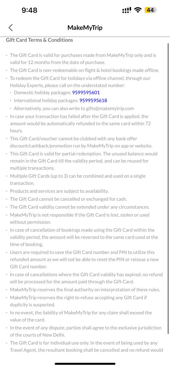 Anjali__Krishna's tweet photo. @makemytripcare Worst service I have ever experienced.

They just deny and say do whatever you want, but we can not do anything.
In their terms and conditions also they don’t mention clearly which is completely misleading for customers.
I lost a huge amount of money after falling into this trap. https://t.co/JvCa8aDJpu