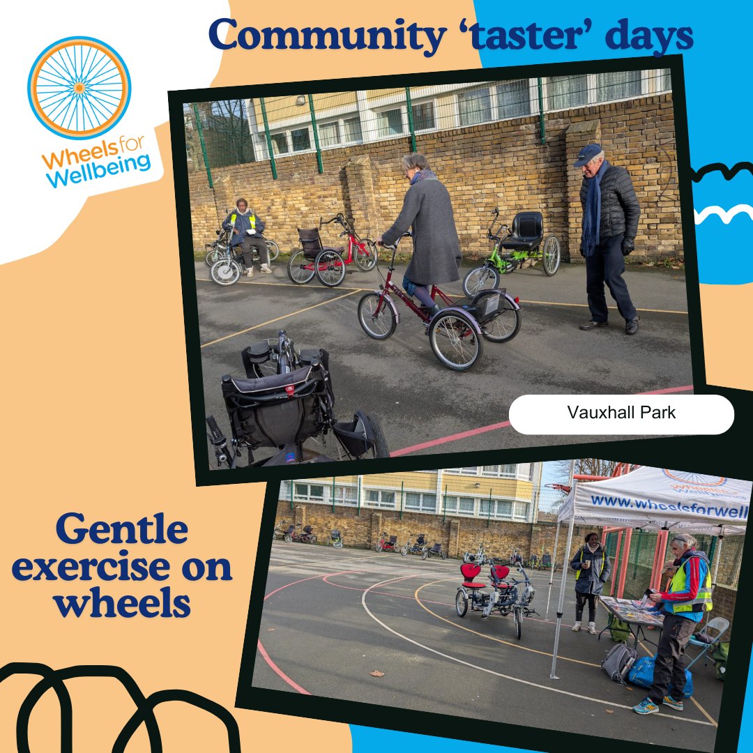 Our Community Outreach team had a fantastic time at Vauxhall Park in #Lambeth on Friday, helping lots of new cyclists to find their wheels!

When funding allows, we love introducing new people to our non-standard cycles and taster days like this are a fabulous way to do it!