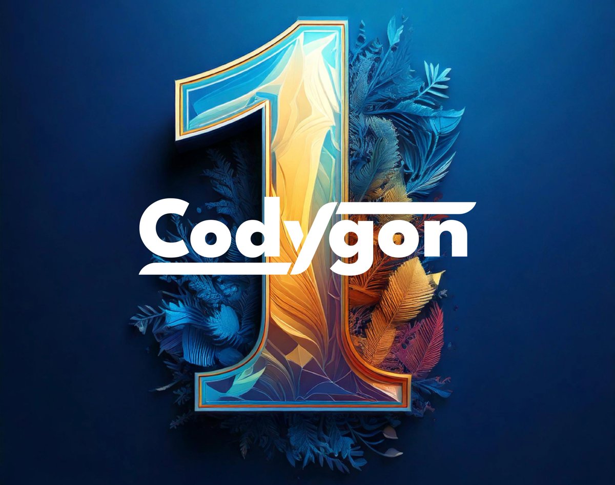 CodygonTech's tweet image. 🎉 We turn one today! 🎉

What an incredible journey it has been!
Codygon Technologies Private Limited, incorporated in Mumbai last year, celebrates its first anniversary today, and we couldn&apos;t be more thrilled to share this milestone with all of you.