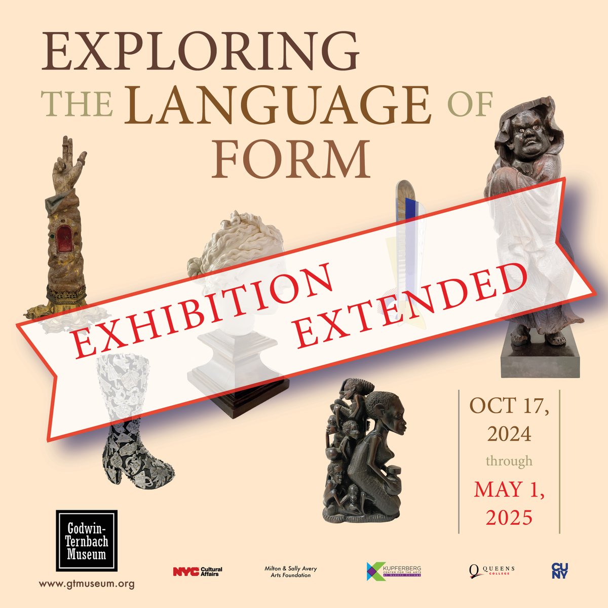 We are thrilled to announce the extension of our groundbreaking exhibition, 'Exploring the Language of Form', now on view through May 1, 2025!
This is the first exhibition at our museum dedicated exclusively to sculptural forms. Featuring over 100 artworks and artifacts.