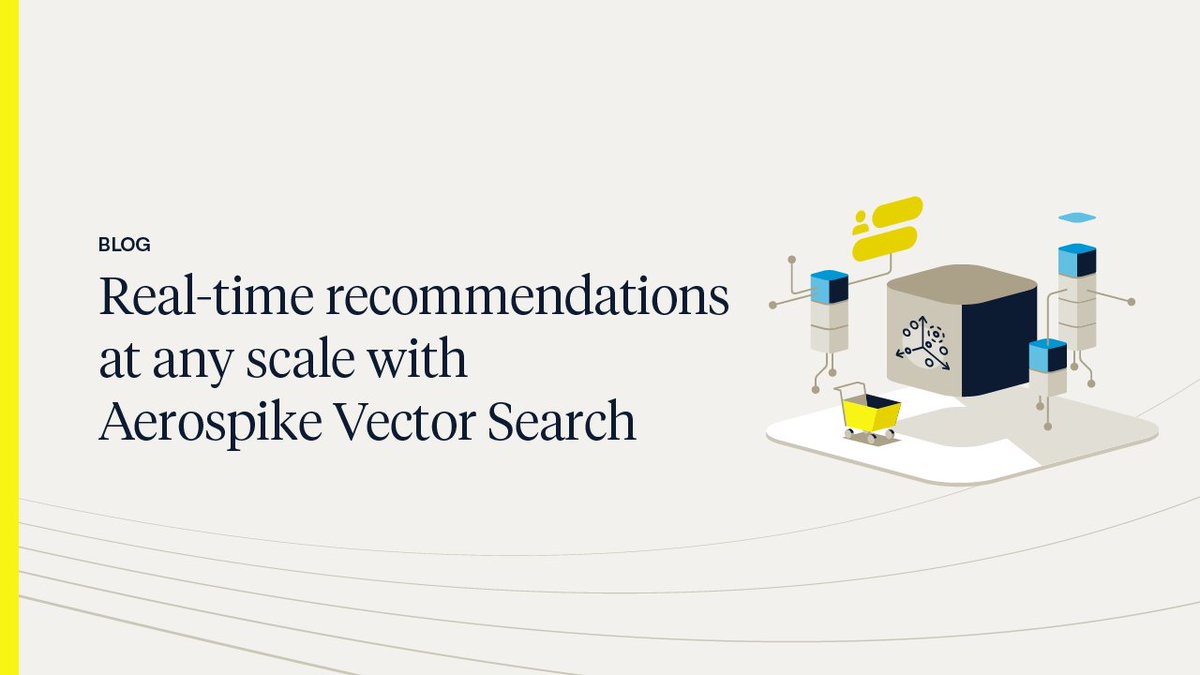 The latest version of #Aerospike Vector Search (AVS) is here. Discover how AVS enables scalable, real-time search and recommendations using #vector embeddings, perfect for AI-driven applications: ecs.page.link/uf2nR